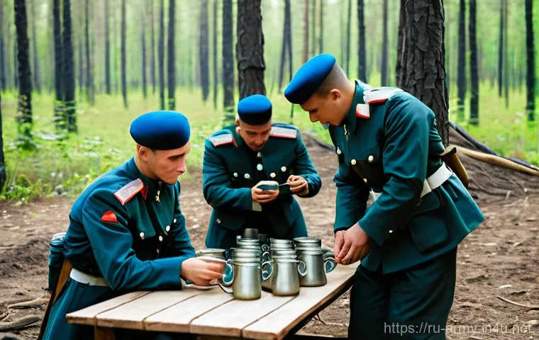 육군 부대 내 계급별 역할 - **Prompt 2: "Officer's Strategic Insight"**
    A Russian junior officer, a male Lieutenant or Capta...