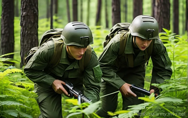 육군 ROTC 준비 방법 - **Prompt:** A diverse group of young Russian university students, both male and female, are diligent...