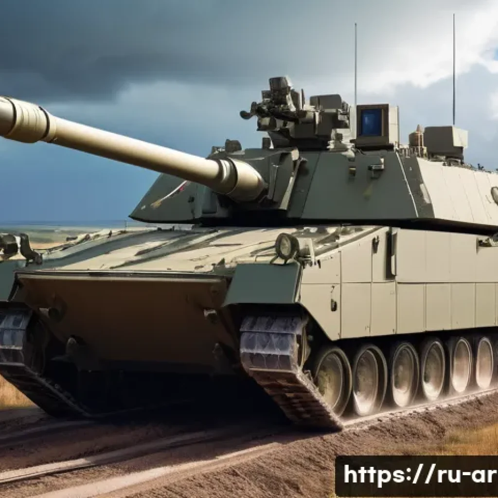 육군 포병 무기 체계 - A highly detailed digital illustration of a modern self-propelled artillery vehicle, such as the 2S1...